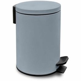 Today TOD3574641271190 Papelera de Baño Utility, 3L, Polipropileno, Azul Suave, Ø17xH25cm