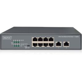 Digitus Switch PoE No Administrado 8 Puertos 10/100Mbps 120W PoE Montaje en Rack