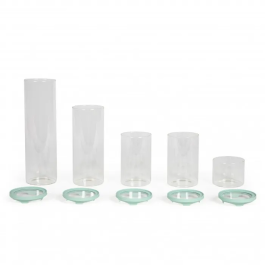 Livoo MEN399 Juego de 5 Tarros de Almacenamiento