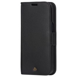 dbramante1928 New York Flip Case 2 en 1 Funda de Cuero Completo con Bolsillo para Tarjetas Night Black para Apple iPhone 11 y XR