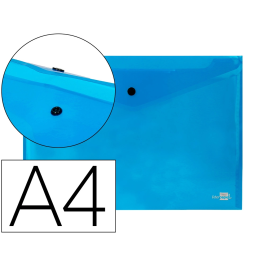 Liderpapel 34042 Carpeta Dossier con Broche, Polipropileno, DIN A4, Azul Transparente, Capacidad 50 Hojas Precio: 5.68999959. SKU: B1HHXW8MAC