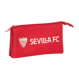 Portatodo Triple Sevilla Fútbol Club Rojo 22 x 12 x 3 cm Precio: 13.50000025. SKU: B13RTHY97J