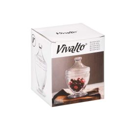 Bombonera Tapa Vidrio Peq Vivalto 12X19CM (12 Unidades) Bombonera Tapa Vidrio Peq Vivalto 12X19CM (12 Unidades)