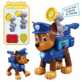 Vtech Patrulla Canina Chase ¡Al Rescate! Juguete Interactivo con Accesorios y Misiones 16,5x12,7x7,8 cm