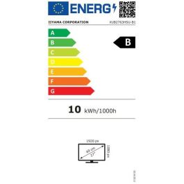 iiyama XUB2763HSU-B1 Monitor 27" IPS Full HD (1920x1080) 100Hz 3ms HDMI DP USB Ajustable Pivot VESA Negro