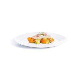 Bandeja Arcoroc Blanco Vidrio (6 uds) ( Ø 29 cm)