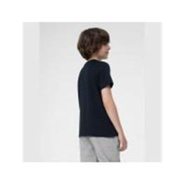 Camiseta de Manga Corta Infantil 4F M291 Negro XS