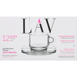 Set 6 Tazas 91 cc con Plato Expresso Cozy - LAV (6 Cajas) Set 6 Tazas 91 cc con Plato Expresso Cozy - LAV (6 Cajas)