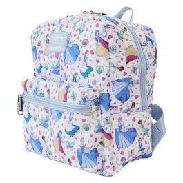 Loungefly Mochila Nylon Manga Style Princesas Disney 24cm con Tirantes Ajustables y Bolsillos Laterales