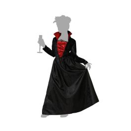 Disfraz Vampiresa Elegante Negra para Niña Infantil con Cuello Alto Rojo - Halloween 10-12 Años Disfraz Vampiresa Elegante Negra para Niña Infantil con Cuello Alto Rojo - Halloween 10-12 Años