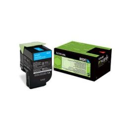 Lexmark 802C Tóner Retornable Cian 1K Precio: 97.49999952. SKU: S8412031