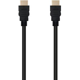 Nanocable Cable HDMI Macho-Macho Negro 1.8M con Conectores Blindados en Oro y Soporte 4K