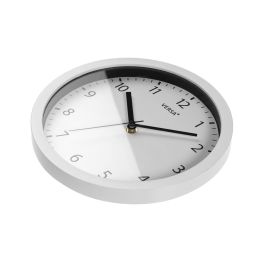 Versa Reloj de Pared Blanco 25 cm - Movimiento Silencioso (2 Unidades)