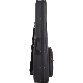 TOBAGO Funda Semirrígida Guitarra Acústica Dreadnought y Auditorium Negro Poliéster 600D Terciopelo