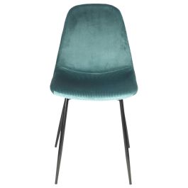 Silla Terciopelo Azul Giulia Home Deco Factory