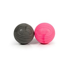 Play And Run Pelota Superflexi Foam M Gris-Rosa 6.35 cm (2 Piezas) para Perros