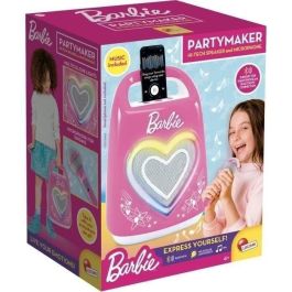 Lisciani LIS8008324104475 Altavoz Bluetooth para Música y Karaoke con Barbie