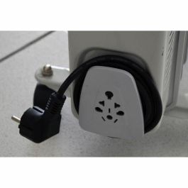 Warm Tech WAR5411074178062 Radiador eléctrico de aceite 2500W para hasta 40m3 - Gris 240V