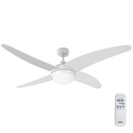 Ventilador de techo modelo caspio. color blanco. potencia: 60 W aspas: ø132cm con mando a distancia edm Precio: 149.49999999. SKU: S7900602