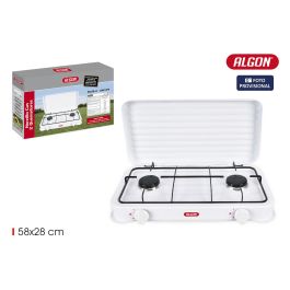 Hornillo de gas 2 fuegos con tapa Algon Bbq (2 Unidades) Precio: 43.49999973. SKU: B1GJT5WYB8