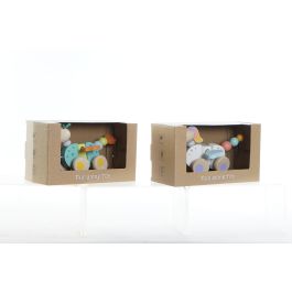 DKD Home Decor Juguete Kids de Madera con Movimiento Multicolor 13 x 12.5 x 22 cm Set de 4 Unidades Diseño Surtido
