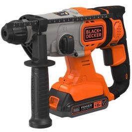 Black&Decker BCD900E2K Taladro Percutor Inalámbrico SDS Plus 18V con 2 Baterías 2.5Ah y Maletín