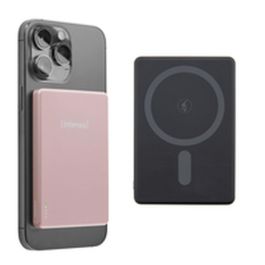 Intenso MW5000 Powerbank MagSafe Magnético Rosado 5000mAh Carga Inalámbrica USB-C para iPhone