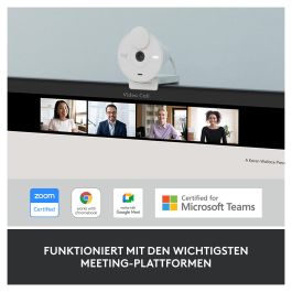 Logitech Brio 300 Webcam Webcam 1080p Blanco Crudo