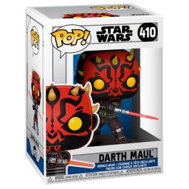 FUNKO Figura POP Star Wars Darth Maul de Vinilo 9cm en Caja con Ventana