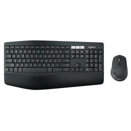 Logitech MK850 Juego de teclado y mouse inalámbricos, productividad y confort ergonómico con reposamuñecas, multidispositivo