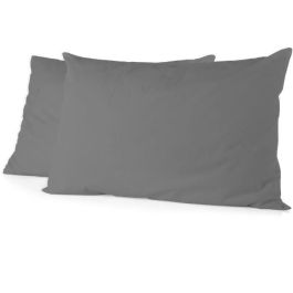 Juego de 2 fundas de almohada - HOME LINGE PASSION - 50 x 70 cm - Gris antracita Precio: 18.8899997. SKU: B1FWSEWH74