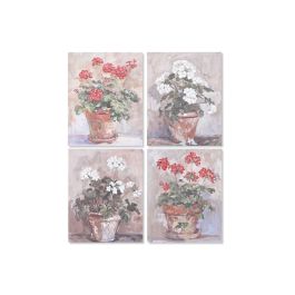 Cuadro Cottage DKD Home Decor Rojo Blanco 3 x 50 x 40 cm (4 Unidades) Precio: 44.89999998. SKU: B1FCCFW465