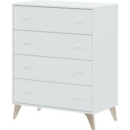 Cómoda - Sweet - 4 cajones - Blanco - 95 x 77,5 x 40 cm Precio: 212.95395. SKU: B1H9N6RBPF
