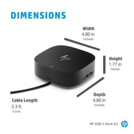 HP USB-C Dock G5 Universal Docking Station para Portátiles USB-C