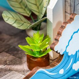 ROBOTIME Maqueta Restaurante Sea Holiday 68pzs Kit DIY Terraza Costera +14 años