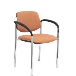 Silla Piqueras Y Crespo Villalgordo Confidente Brazos Fijos Chasis Cromo Asiento Y Respaldo Tapizados Bali Marron Precio: 169.89000039. SKU: S5703355