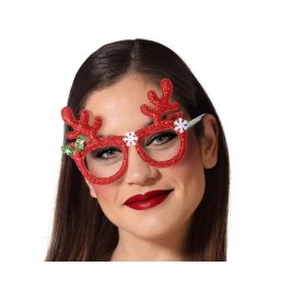 Gafas de Navidad Reno Rojo para Mujer Adulto - Accesorio Festivo Precio: 0.99000022. SKU: B1EYEM3A2G