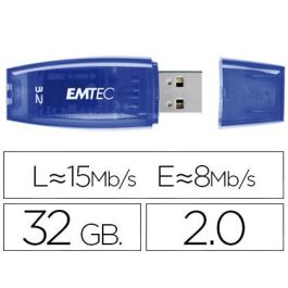 Memoria Usb Emtec Flash C410 32 grb 2.0 Azul