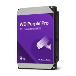 Western Digital Purple Pro Smart Video HDD 8TB disco duro interno 7200 RPM 3.5" SATA Western Digital Purple Pro Smart Video HDD 8TB disco duro interno 7200 RPM 3.5" SATA
