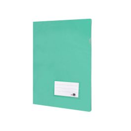 Carpeta Liderpapel Dossier A4 Uñero Verde Manzana Opaco 10 unidades