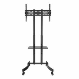 Fonestar sistem Soporte Suelo STS - 4664N para TV 37 a 70 Pulgadas, VESA 200/300/400/600x400, Ajustable en Altura, Inclinación y Bandeja Multimedia