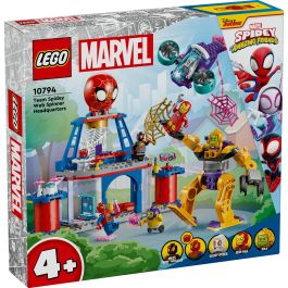 LEGO 10794 Marvel Spidey y sus Super-Amigos: Cuartel General Arácnido del Equipo Spidey, Set de Construcción, 193 piezas