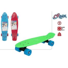 Monopatin de plastico con eje de plástico y rueda pvc soporta 50 kg 55 x 12 cm - modelos surtidos Monopatin de plastico con eje de plástico y rueda pvc soporta 50 kg 55 x 12 cm - modelos surtidos