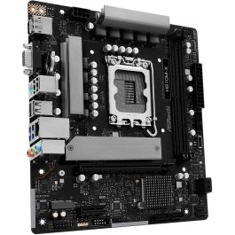 Asrock H810M-X Placa Base Micro ATX DDR5 para Intel Core Ultra 2ª Gen Procesadores LGA1851 2.5G LAN