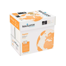 Navigator Papel Multiuso Din A4 80 Gramos 2 Taladros Paquete 500 Hojas para Ink-jet y Laser