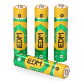 Edm Pila Recargable HR03 AAA Eco-Series 950mAh 1.2V Ø10.5 x 44.5 mm Pack 4 Unidades