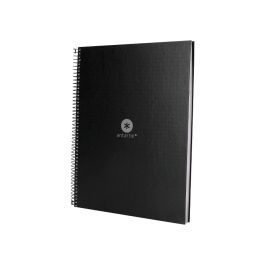 Cuaderno Espiral A4 Micro Antartik Dots Tapa Forrada 80H 90 gr Rayado Puntos 1 Banda 4 Taladros Negro