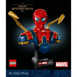 LEGO 76326 Busto de Iron Spider-Man Marvel para Construir y Exponer - Set Coleccionable para Adultos +18 años