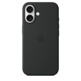 Apple iPhone 16 Funda de silicona con MagSafe Negra
