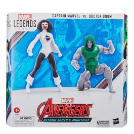Hasbro Figura Captain Marvel vs Doctor Doom Avengers Marvel Beyond Earths Mightiest Los Vengadores 15cm articulada